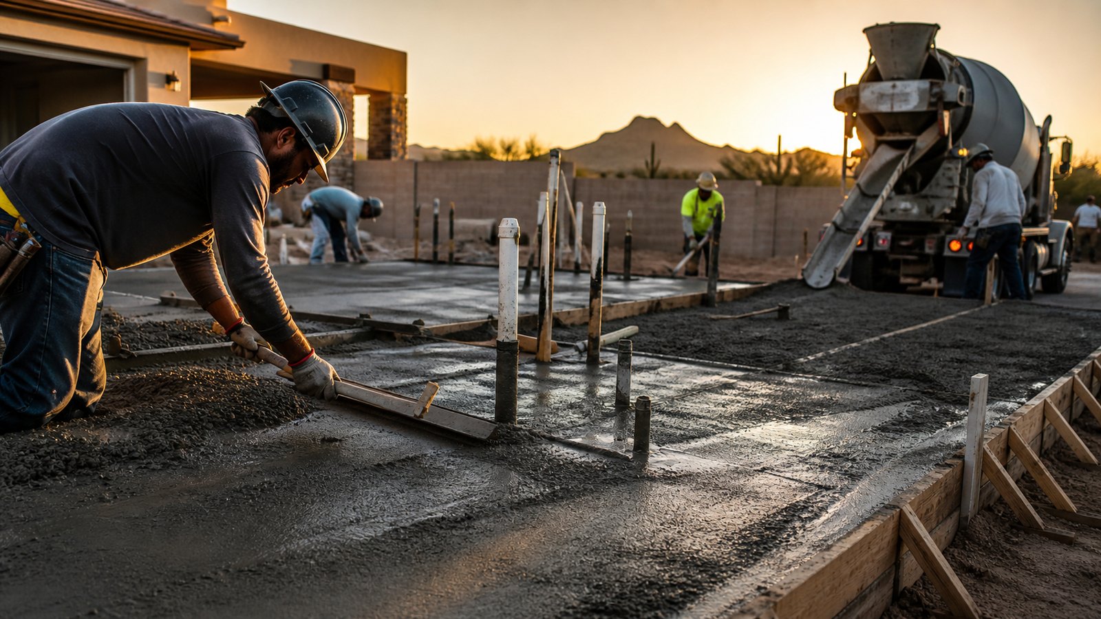 Concrete support in Phoenix Valley