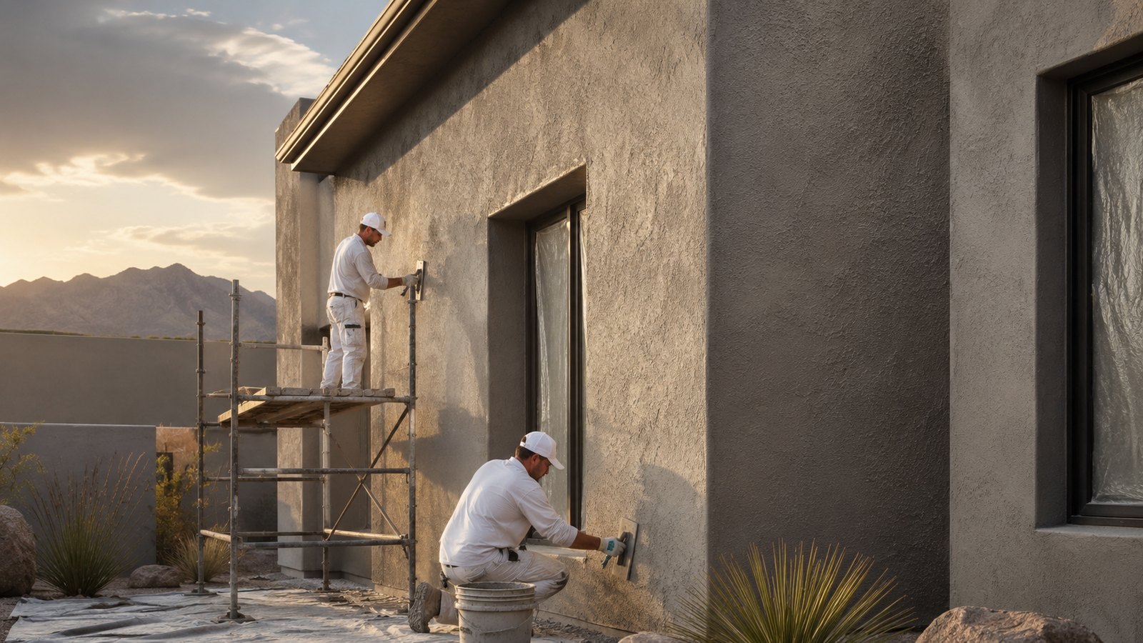 Stucco in Phoenix Valley